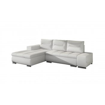 Canapé d'angle - OLAVO - Blanc